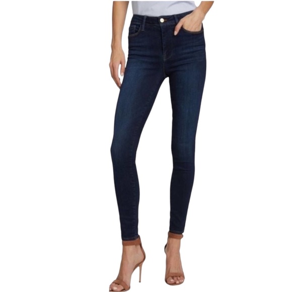 Frame Denim Denim - FRAME Le One Skinny Kodak Dark Wash Denim Jean Size 1 Mid Rise